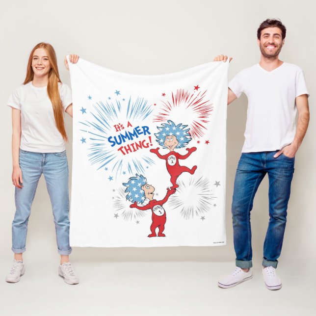 Die eine Sache zwei ist die Sommerpause Fleecedecke (Beispiel)