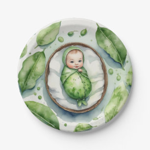Die Einführung unseres kleinen Peapods! Pappteller