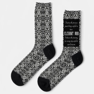 Die Einheit von Schwarz und Weiß Socken
