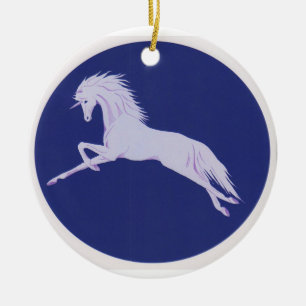 Die Einhorn-Verzierung Keramik Ornament