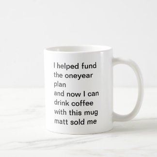 die einjährige Plan-Tasse Tasse