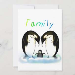 Die Einladung des Pinguin-Familien-Mädchens
