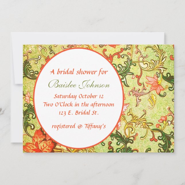 Die Einladung von Baislee Garden (Vorderseite)