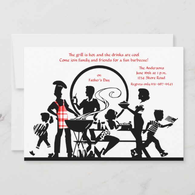 Die Einladung zum Cookout (Vorderseite)