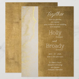Die Einladung zur Hochzeit am Goldenen Tag