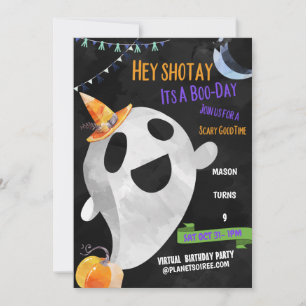 Die Einladungskarte für meinen Geburtstag