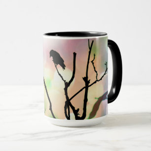 Die einsame Crow-Tasse Tasse
