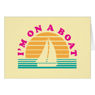 Die einsame Insel auf einem Boot