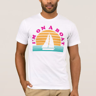 Die einsame Insel auf einem Schiff T-Shirt