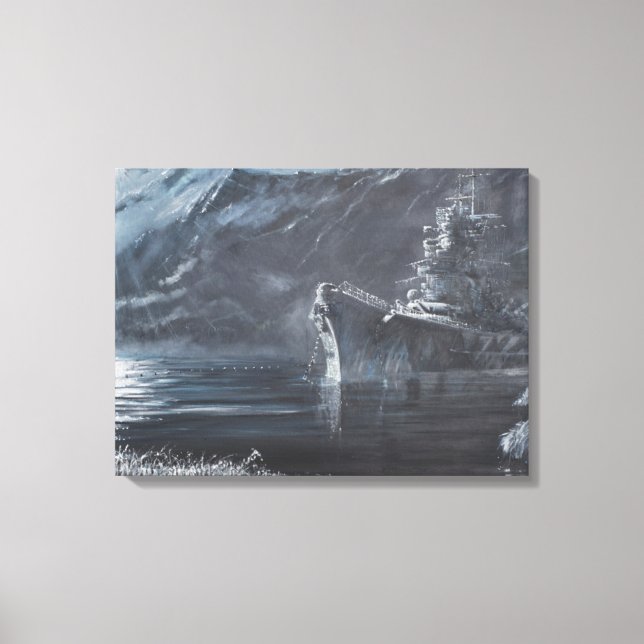 Die einsame Königin des Nordtirpitz Norwegen1944 Leinwanddruck (Vorderseite)