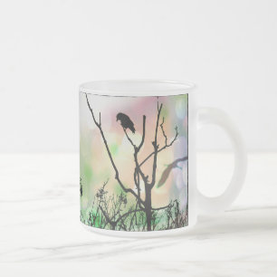 Die einsame Mattierte Tasse Crow