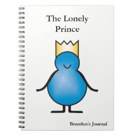 Die einsame Sammlung von Prinzen Personalisiert Notizblock