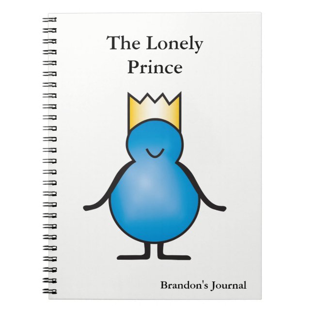 Die einsame Sammlung von Prinzen Personalisiert Notizblock (Vorderseite)