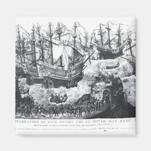 Die Einschiffung von Henry VIII in Dover Magnet