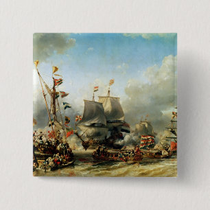 Die Einschiffung von Ruyter und von William de Button