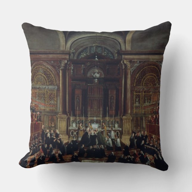 Die Einsetzung eines Monarchen in San Lorenzo (Öl Kissen (Vorderseite)