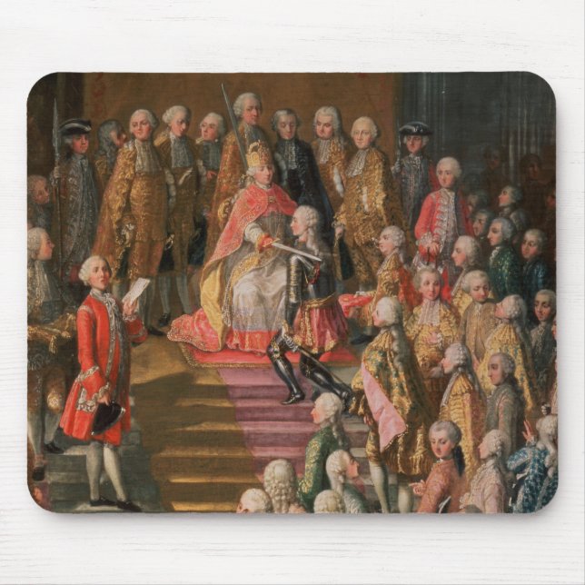 Die Einsetzung von Joseph II Mousepad (Vorne)