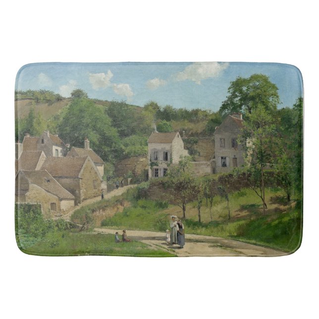 Die Einsiedelei in Pontoise Camille Pissarro Badematte (Vorderseite)