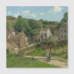 Die Einsiedelei in Pontoise Camille Pissarro Magnetkarte