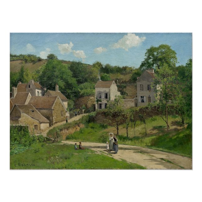 Die Einsiedelei in Pontoise Camille Pissarro Poster (Vorderseite)