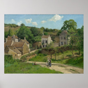Die Einsiedelei in Pontoise Camille Pissarro Poster