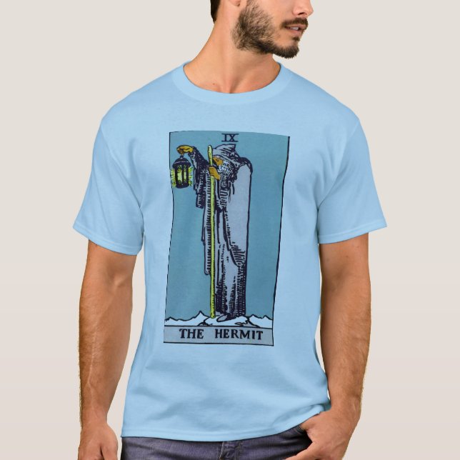 Die Einsiedler-Tarot-Karte T-Shirt (Vorderseite)