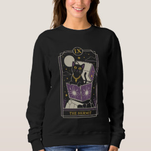 Die Einsiedler Tarotkarte Katze in einer Box Wahrs Sweatshirt