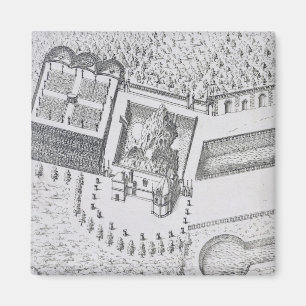 Die Einsiedlerei und der Maison Blanc am Chateau Magnet
