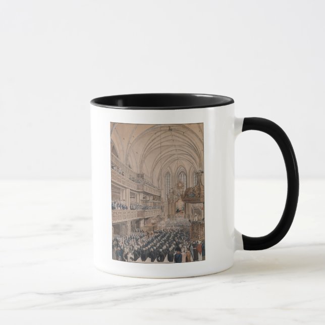 Die Einweihung der Stadtratsmitglieder Tasse (Rechts)