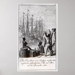 Die Einwohner von Boston-Wurf Poster