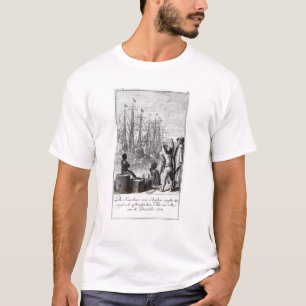 Die Einwohner von Boston-Wurf T-Shirt