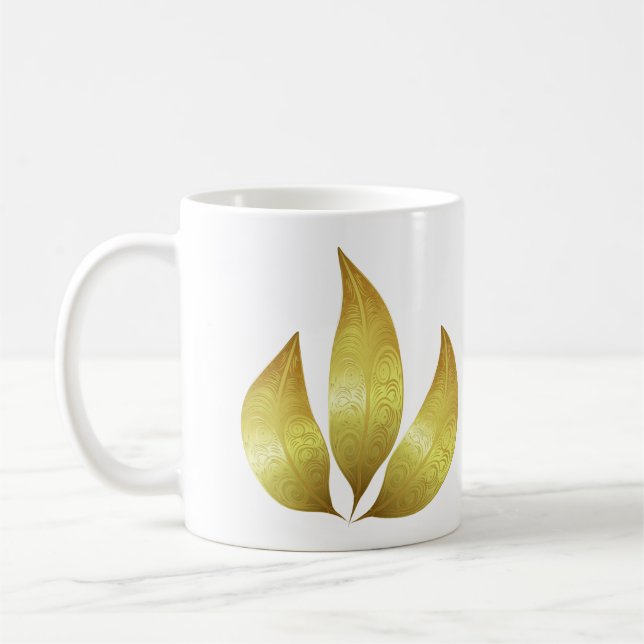 Die einzigartigen, modernen und eleganten goldenen kaffeetasse (Links)