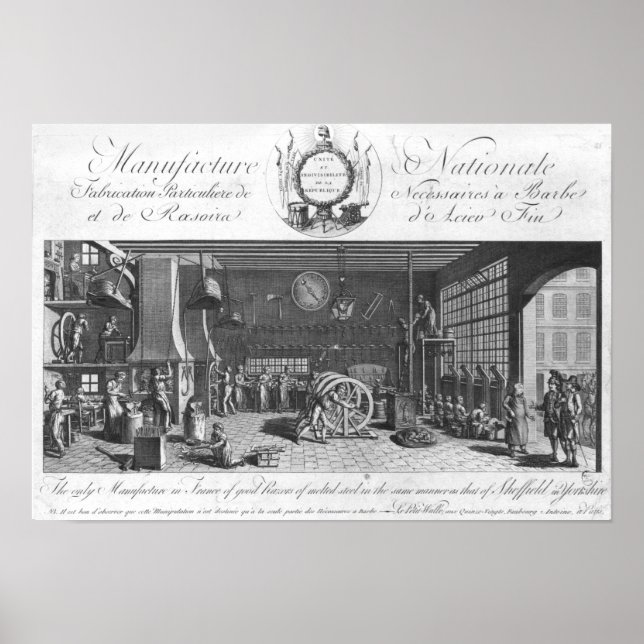 Die einzige Herstellung guter Rasierer in Frankrei Poster (Vorne)