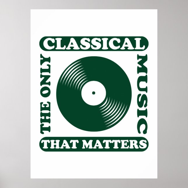 Die einzige klassische Musik Poster (Vorne)