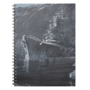 Die einzige Königin des NordTirpitz Norway1944 Notizblock
