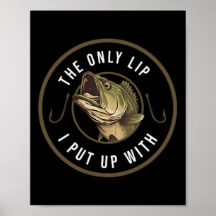 Die einzige Lippe, die ich dulde Lustiges Angelges Poster