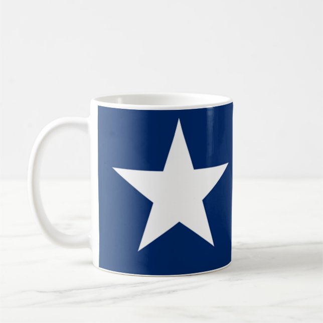 Die einzige Stern-Flaggen-Texas-Flagge Tasse (Links)