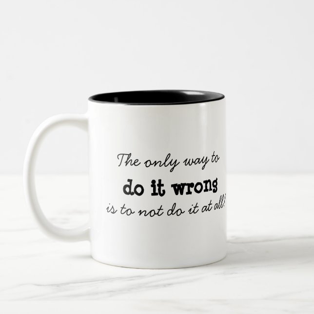 Die einzige Tasse für Kaffee (Links)
