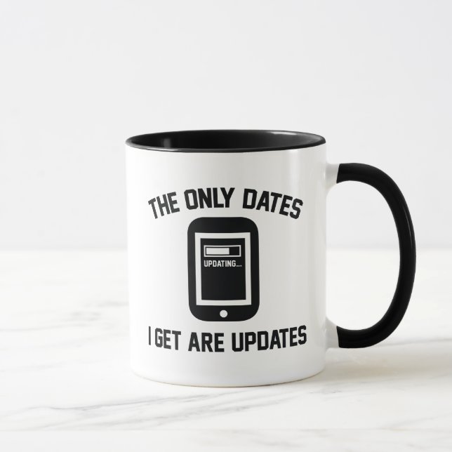 Die einzigen Daten, die ich erhalte, sind Updates Tasse (Rechts)