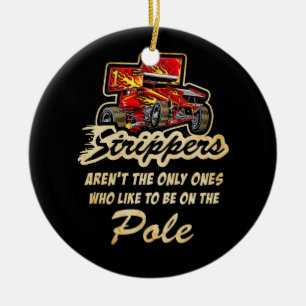 Die Einzigen, die gerne am Pol sind Keramik Ornament