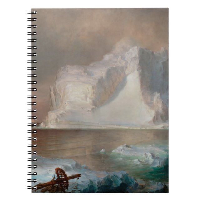 Die Eisbergs Frederic Edwin Church Notizblock (Vorderseite)