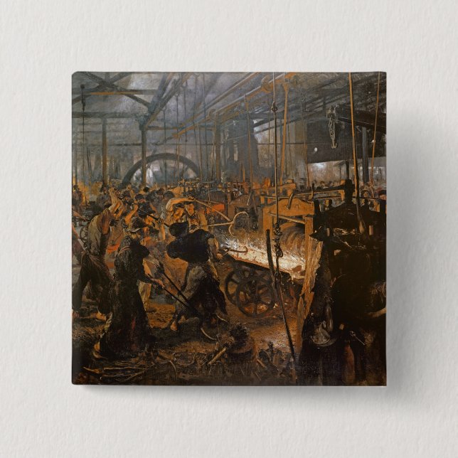 Die Eisen-Rollen Mühle, 1875 Button (Vorderseite)