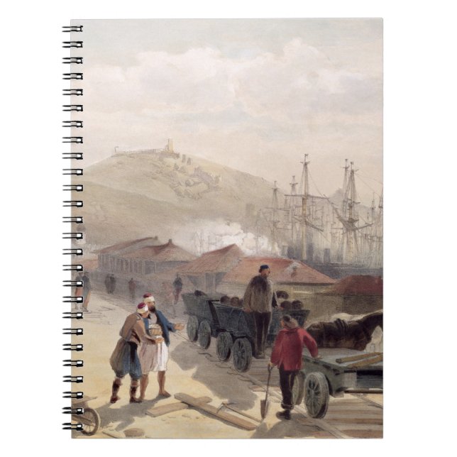 Die Eisenbahn bei Balaklava, Platte von 'Seat von Notizblock (Vorderseite)