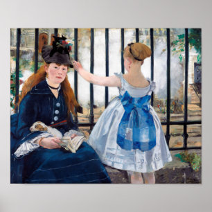 Die Eisenbahn, Edouard Manet Poster