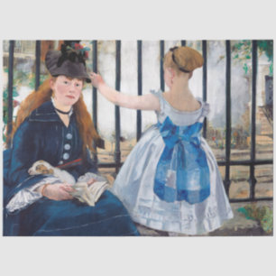 Die Eisenbahn, Edouard Manet Seidenpapier