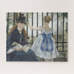 Die Eisenbahn - Kunstmalerei von Manet Puzzle