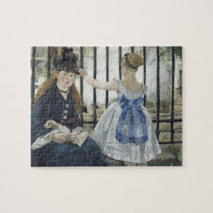 Die Eisenbahn - Kunstmalerei von Manet Puzzle