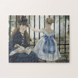 Die Eisenbahn - Kunstmalerei von Manet Puzzle