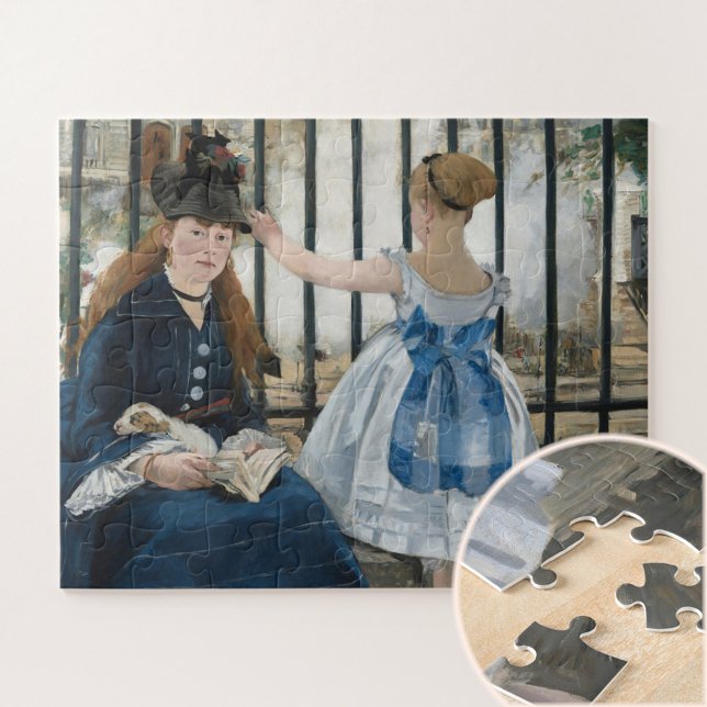 Die Eisenbahn von Eduard Manet, Kunst Puzzle (Von Creator hochgeladen)