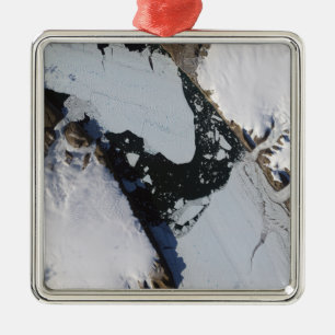 Die Eisinsel Silbernes Ornament